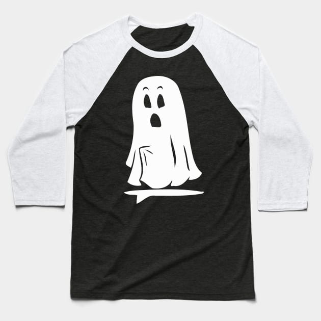 Ghost Baseball T-Shirt by Mariteas